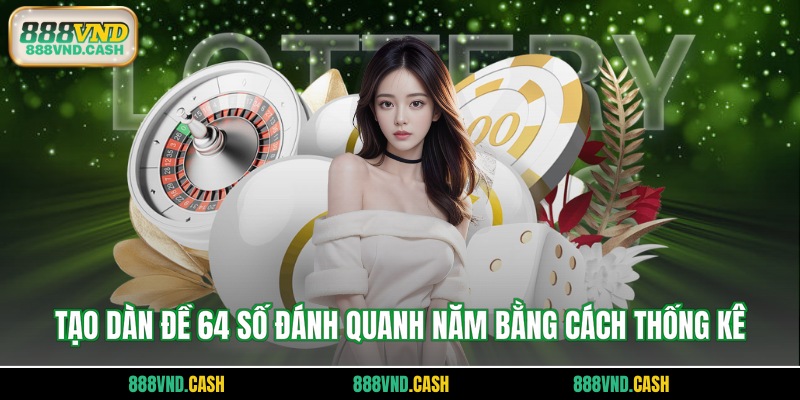 Tạo dàn đề 64 số đánh quanh năm bằng cách thống kê 